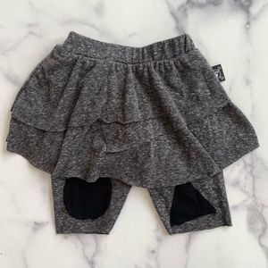 NWT Nununu Baby Skirt Cropped Legging 6-12 Mos